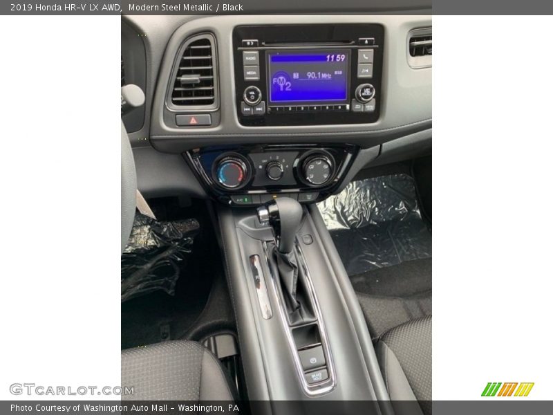 Modern Steel Metallic / Black 2019 Honda HR-V LX AWD