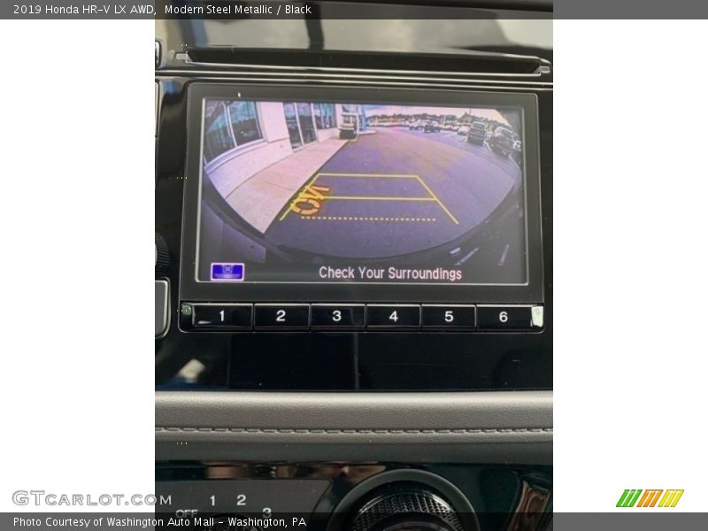 Modern Steel Metallic / Black 2019 Honda HR-V LX AWD