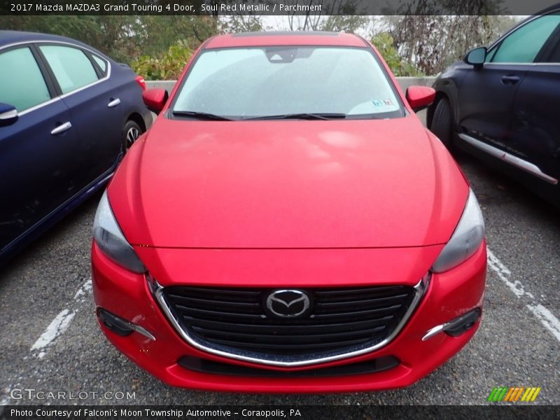 Soul Red Metallic / Parchment 2017 Mazda MAZDA3 Grand Touring 4 Door