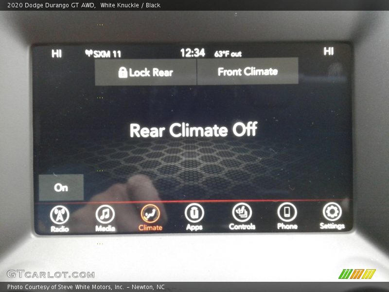 White Knuckle / Black 2020 Dodge Durango GT AWD
