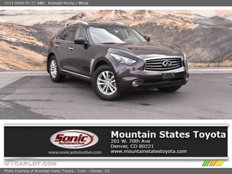 Midnight Mocha / Wheat 2013 Infiniti FX 37 AWD