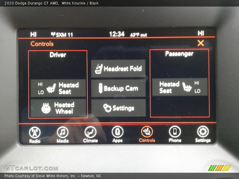 White Knuckle / Black 2020 Dodge Durango GT AWD