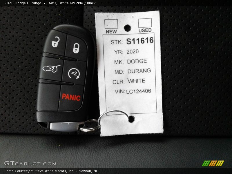 White Knuckle / Black 2020 Dodge Durango GT AWD
