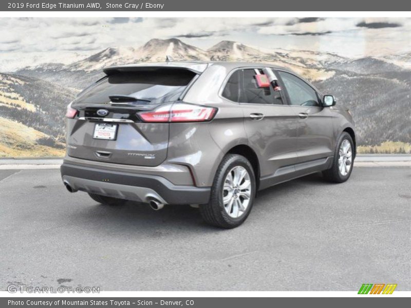 Stone Gray / Ebony 2019 Ford Edge Titanium AWD