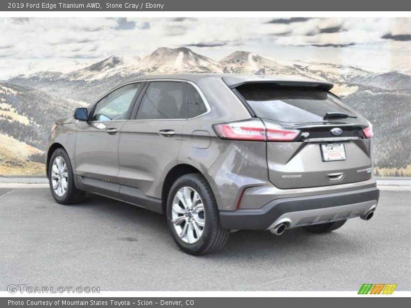 Stone Gray / Ebony 2019 Ford Edge Titanium AWD