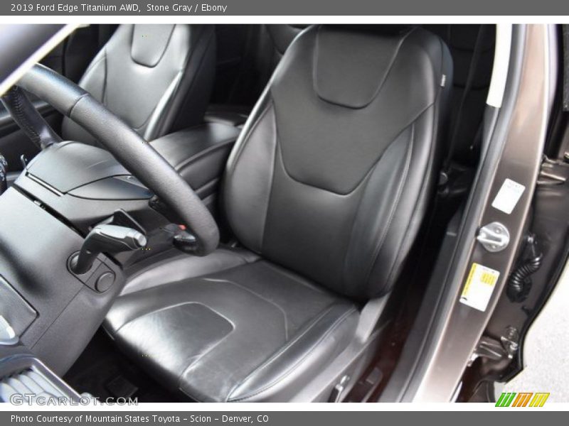 Stone Gray / Ebony 2019 Ford Edge Titanium AWD