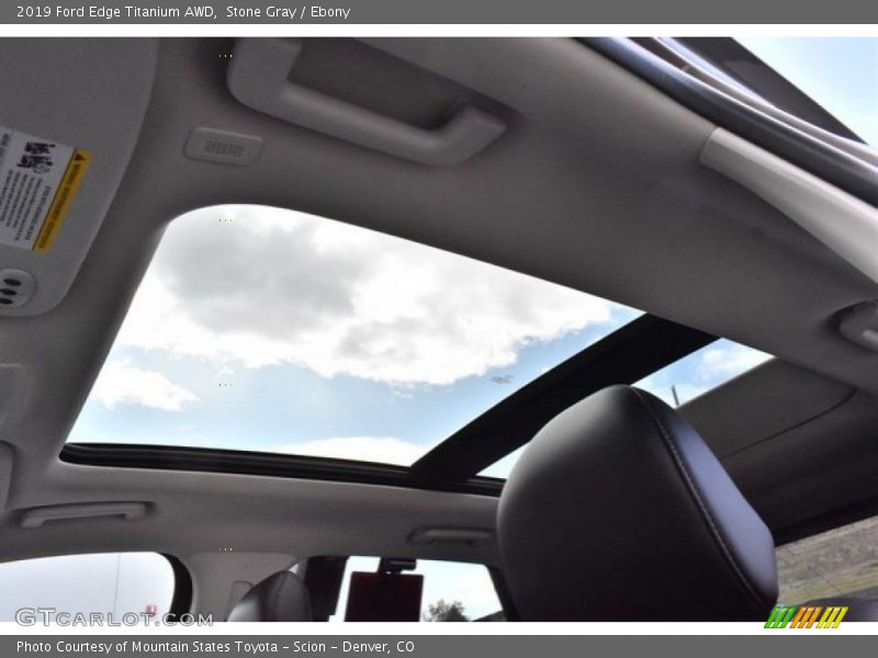Stone Gray / Ebony 2019 Ford Edge Titanium AWD