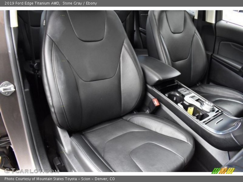 Stone Gray / Ebony 2019 Ford Edge Titanium AWD