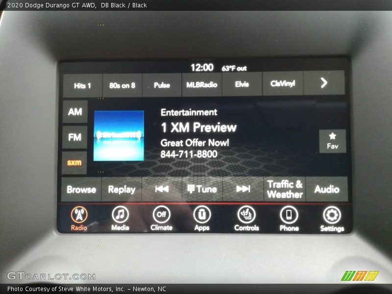 DB Black / Black 2020 Dodge Durango GT AWD