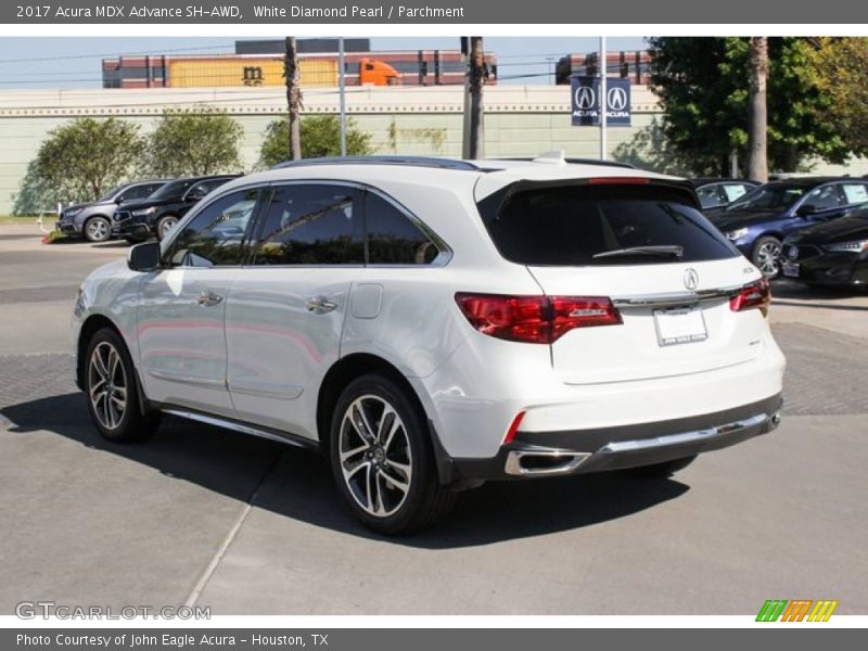 White Diamond Pearl / Parchment 2017 Acura MDX Advance SH-AWD