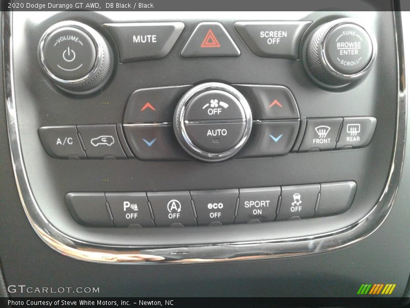Controls of 2020 Durango GT AWD