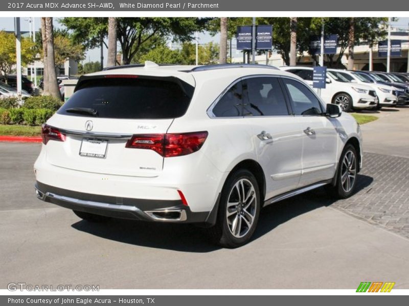 White Diamond Pearl / Parchment 2017 Acura MDX Advance SH-AWD