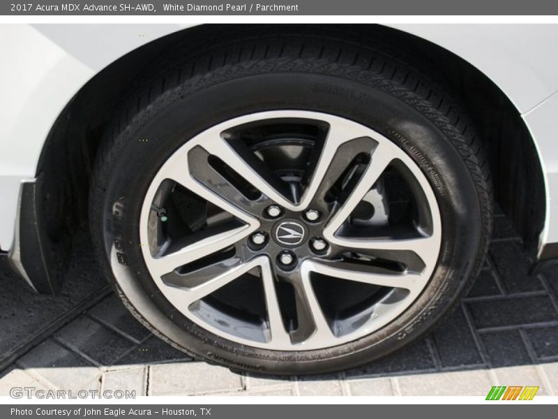 White Diamond Pearl / Parchment 2017 Acura MDX Advance SH-AWD