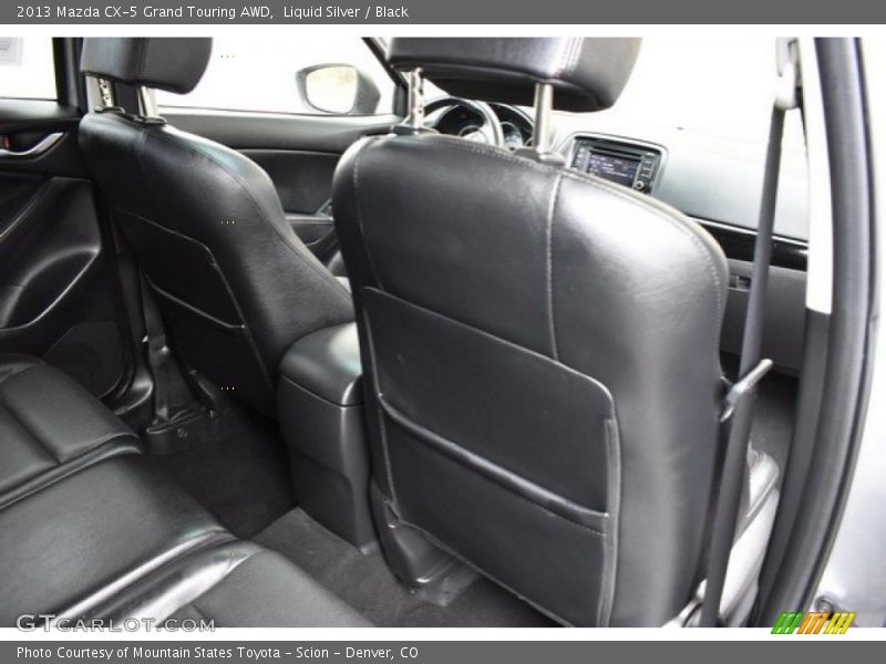 Liquid Silver / Black 2013 Mazda CX-5 Grand Touring AWD