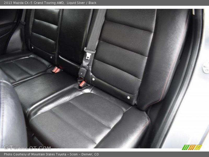 Liquid Silver / Black 2013 Mazda CX-5 Grand Touring AWD
