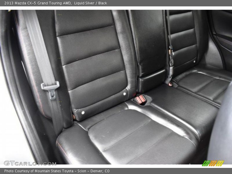 Liquid Silver / Black 2013 Mazda CX-5 Grand Touring AWD