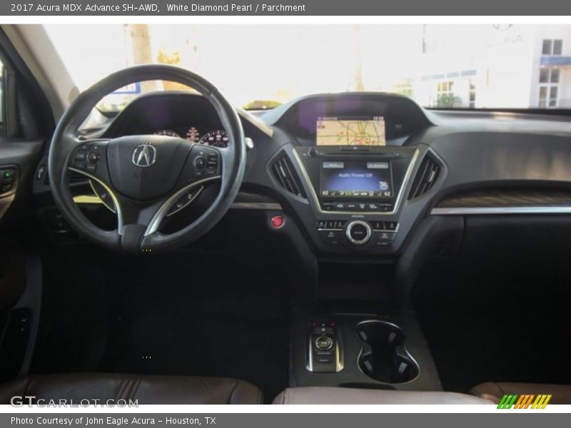 White Diamond Pearl / Parchment 2017 Acura MDX Advance SH-AWD
