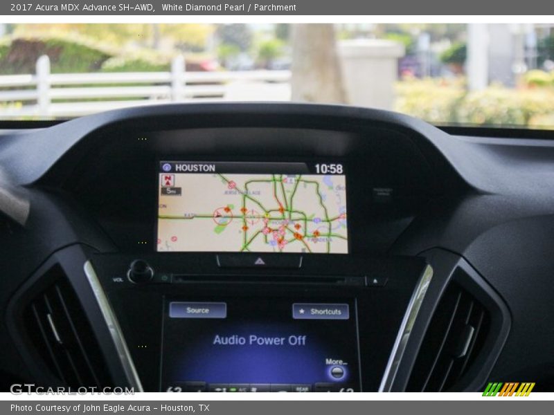 White Diamond Pearl / Parchment 2017 Acura MDX Advance SH-AWD