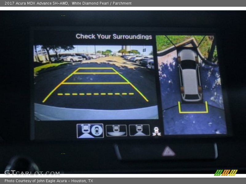 White Diamond Pearl / Parchment 2017 Acura MDX Advance SH-AWD