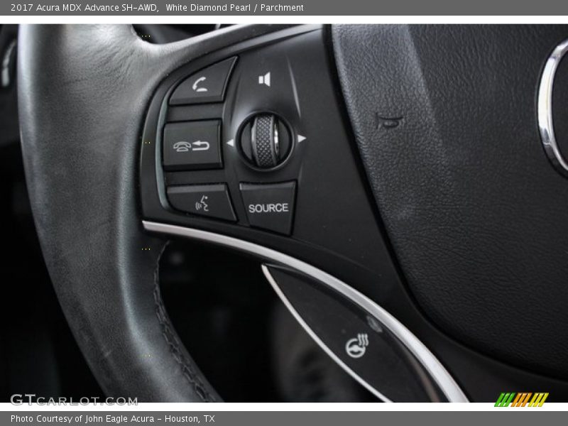 White Diamond Pearl / Parchment 2017 Acura MDX Advance SH-AWD
