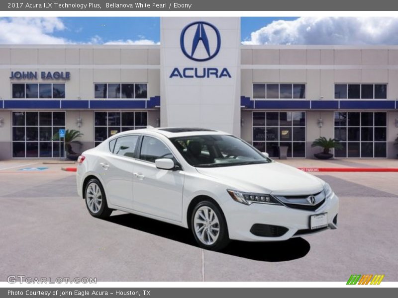 Bellanova White Pearl / Ebony 2017 Acura ILX Technology Plus