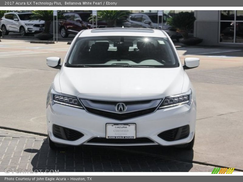 Bellanova White Pearl / Ebony 2017 Acura ILX Technology Plus