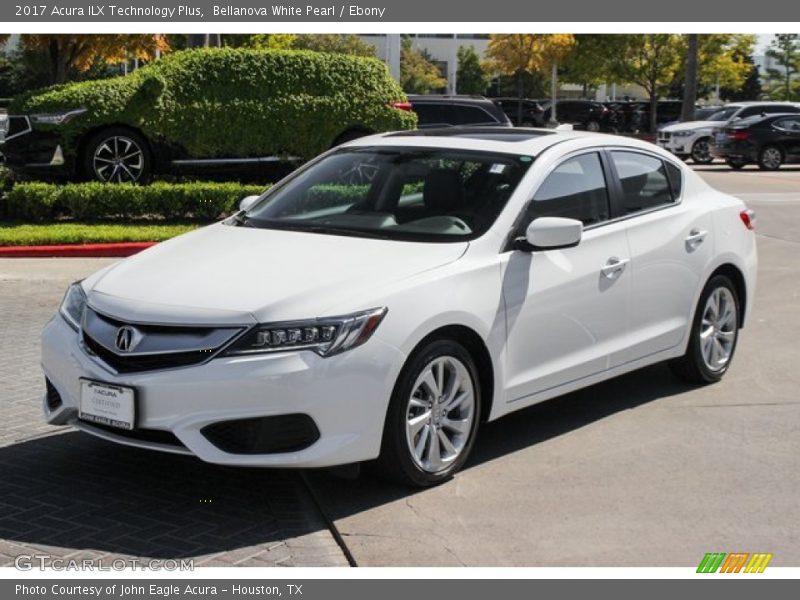 Bellanova White Pearl / Ebony 2017 Acura ILX Technology Plus