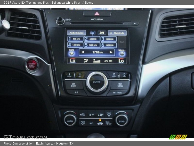 Bellanova White Pearl / Ebony 2017 Acura ILX Technology Plus