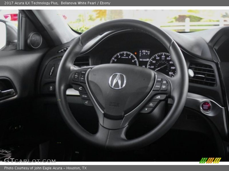 Bellanova White Pearl / Ebony 2017 Acura ILX Technology Plus