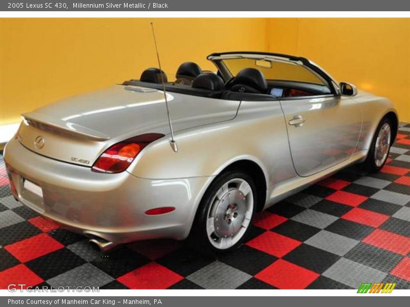 Millennium Silver Metallic / Black 2005 Lexus SC 430