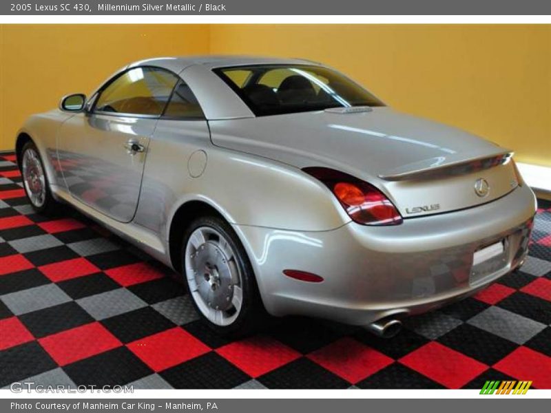 Millennium Silver Metallic / Black 2005 Lexus SC 430