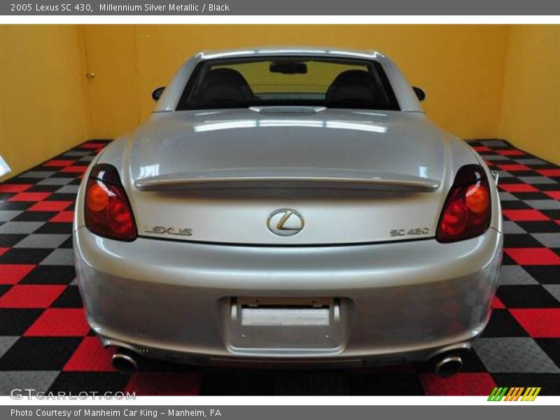 Millennium Silver Metallic / Black 2005 Lexus SC 430