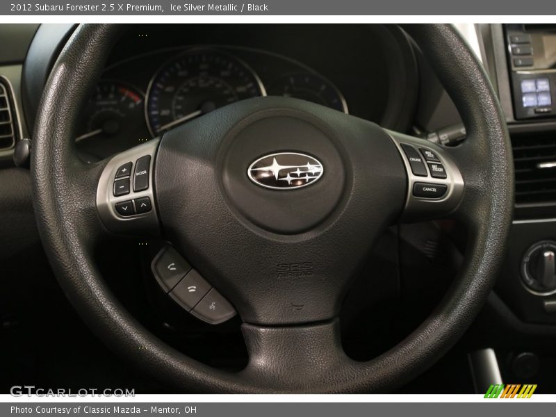 Ice Silver Metallic / Black 2012 Subaru Forester 2.5 X Premium