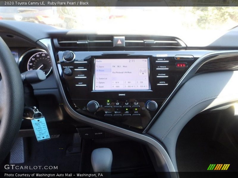 Controls of 2020 Camry LE