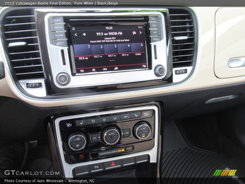 Controls of 2019 Beetle Final Edition