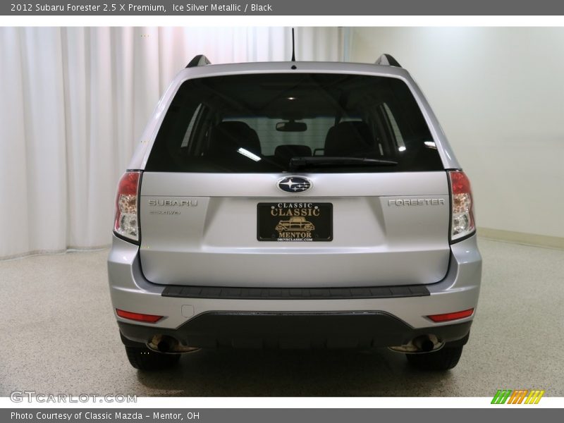 Ice Silver Metallic / Black 2012 Subaru Forester 2.5 X Premium