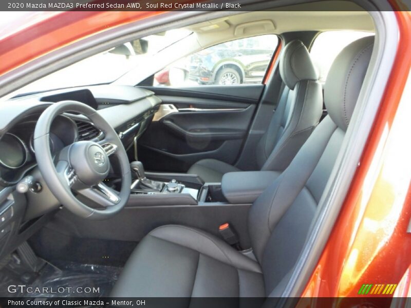 Soul Red Crystal Metallic / Black 2020 Mazda MAZDA3 Preferred Sedan AWD