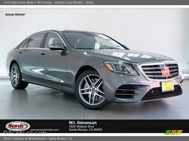 Selenite Grey Metallic / Black 2020 Mercedes-Benz S 450 Sedan