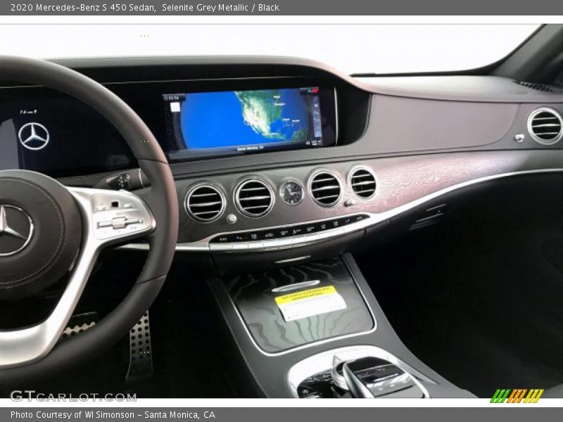 Selenite Grey Metallic / Black 2020 Mercedes-Benz S 450 Sedan