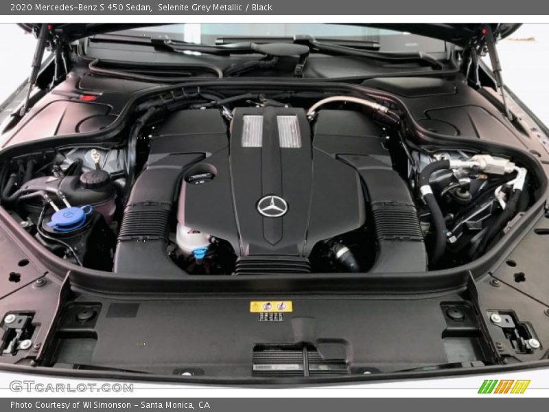 Selenite Grey Metallic / Black 2020 Mercedes-Benz S 450 Sedan