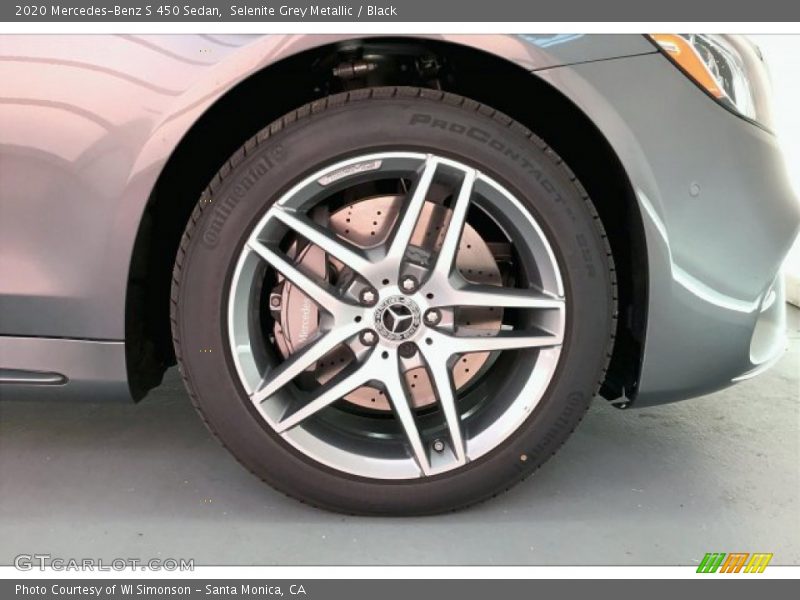 Selenite Grey Metallic / Black 2020 Mercedes-Benz S 450 Sedan