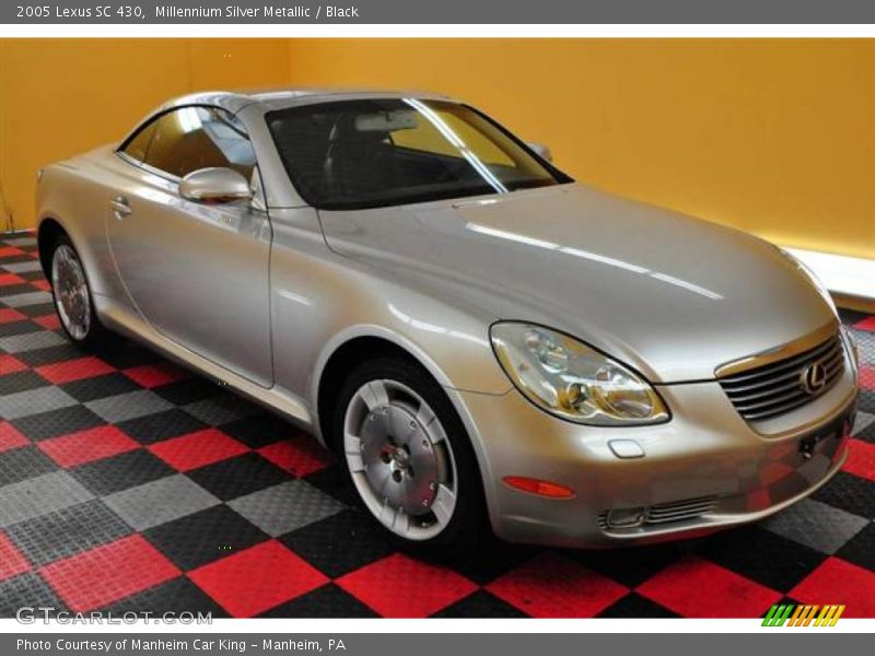 Millennium Silver Metallic / Black 2005 Lexus SC 430