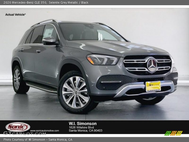 Selenite Grey Metallic / Black 2020 Mercedes-Benz GLE 350