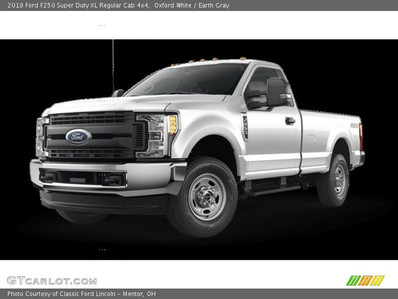 Oxford White / Earth Gray 2019 Ford F250 Super Duty XL Regular Cab 4x4