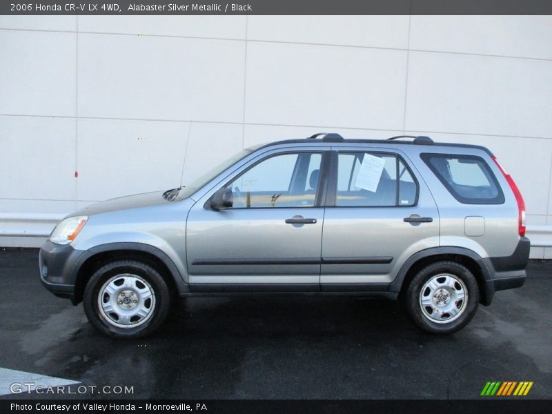 Alabaster Silver Metallic / Black 2006 Honda CR-V LX 4WD