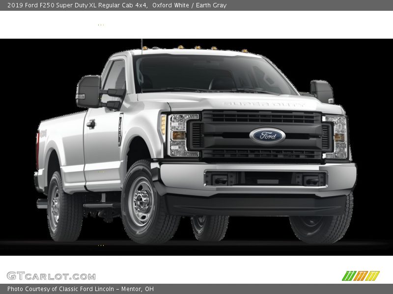 Oxford White / Earth Gray 2019 Ford F250 Super Duty XL Regular Cab 4x4