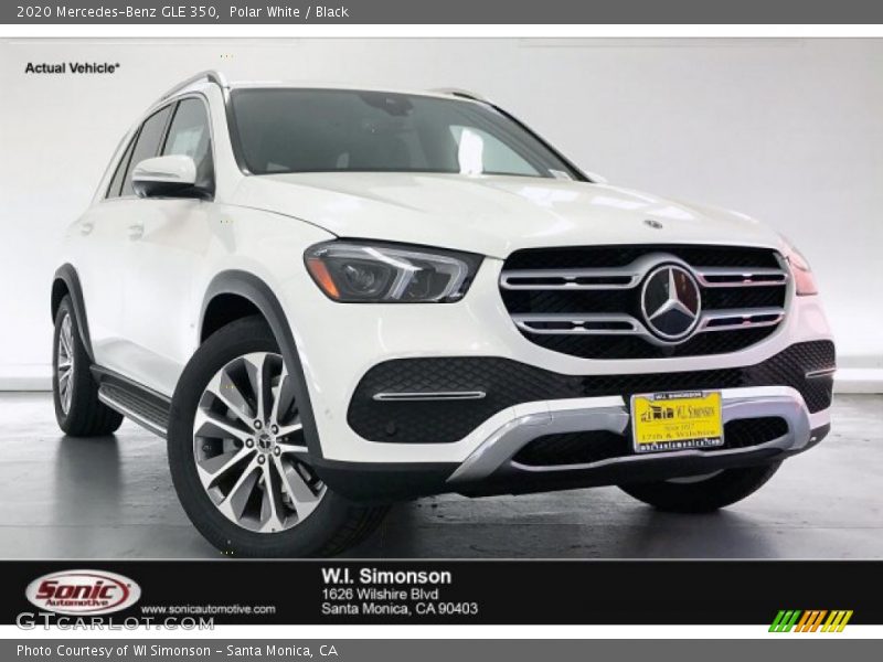 Polar White / Black 2020 Mercedes-Benz GLE 350