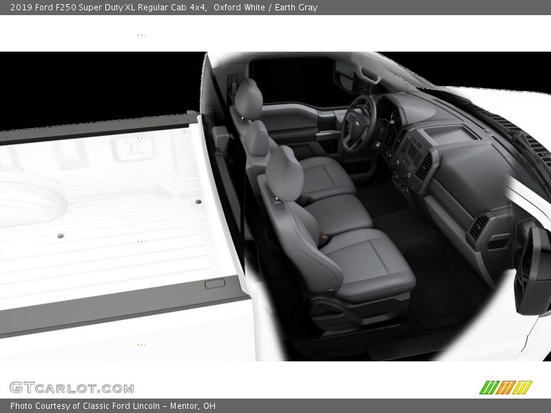 Oxford White / Earth Gray 2019 Ford F250 Super Duty XL Regular Cab 4x4
