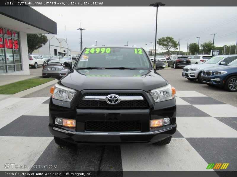 Black / Black Leather 2012 Toyota 4Runner Limited 4x4