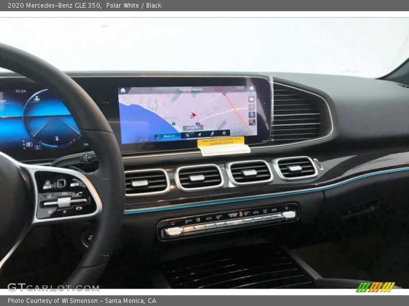 Polar White / Black 2020 Mercedes-Benz GLE 350